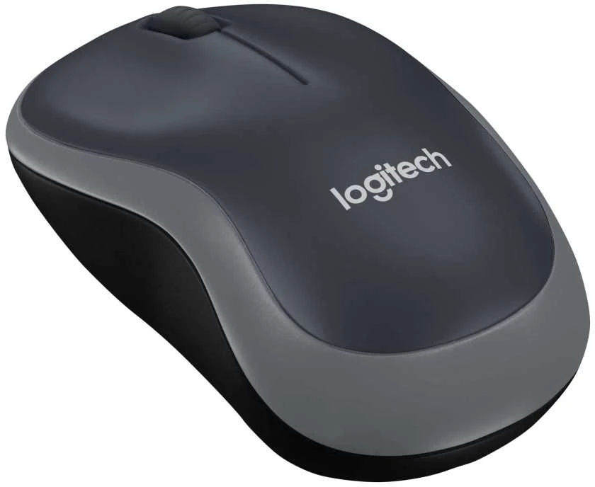 Bevielė pelė Logitech M185 pilka