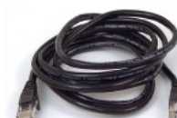LOGON LOGON UTP Cat.5e tinklo kabelis Juodas 5 m Cat5e