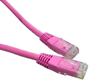 LOGON FTP Cat5e 5m tinklo kabelis Rožinė