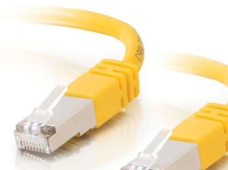 LOGON LOGON SSTP Cat5e tinklo kabelis Geltonas 1,5 m