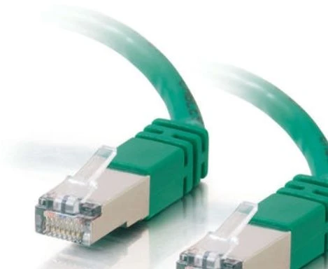 LOGON SSTP Cat5e, 1,5 m, Cat5e, RJ-45, RJ-45, Žalia