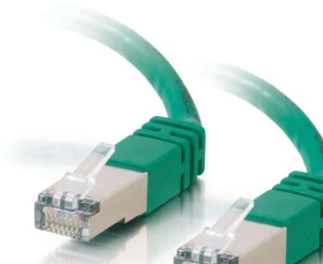 LOGON Patchcord Cat.6A, S/FTP, LSOH, CCA, žalia, 5m (TCR6ASS050G)