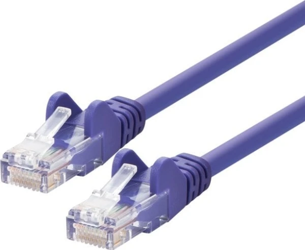 LOGON LOGON TCU55U075P Violetinis tinklo kabelis 7.5 m Cat5e U/UTP (UTP)