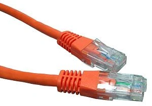 LOGON tinklo kabelis Cat.6, U/UTP, oranžinis, 5 m (TCU66U050O)
