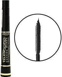 Blakstienų tušas L'Oreal Telescopic Carbon Juodas 8ml
