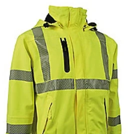 Lyngse Rainwear Striukė 4WS-5057 Didelio matomumo geltona/juoda XL