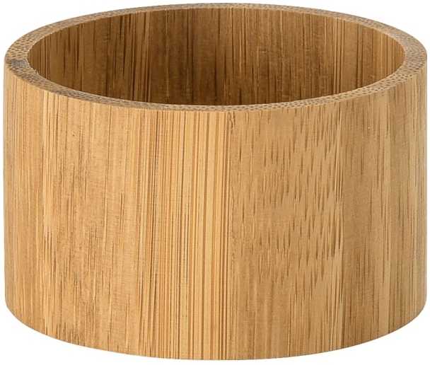Mini žvakių laikiklis Duni LED žvakėms, aukštis 33 mm x Ø 57 mm, bambukas, 8 vnt./dėžėje
