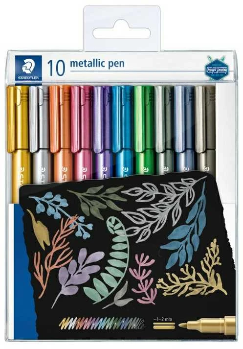 Staedtler Marker metalo sp. M 10 kolorów STAEDTLER