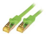 M-Cab CAT7 SFTP RJ45 LSZH 3M Žalias/10GBIT RAW komutacinis kabelis