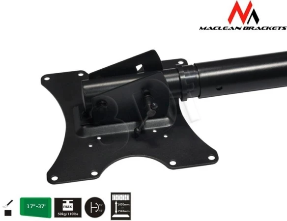 Maclean MC-580 aukštos kokybės mobiliojo televizoriaus LCD / LED ekranų laikiklis