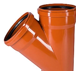 Magnaplast 45 ° T-adapteris išorinių nuotekų KGFA 200mm (20390)