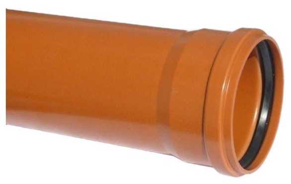 Magnaplast Vamzdis su išorinio nuotekų puodelis KKEM šerdis pučiamas klasė B 160mm 2m (22020)