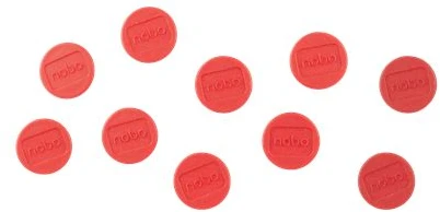 Nobo Nobo 1915286, Board magnet, Raudona, 13 mm, 15 mm, 13 mm, 65 mm