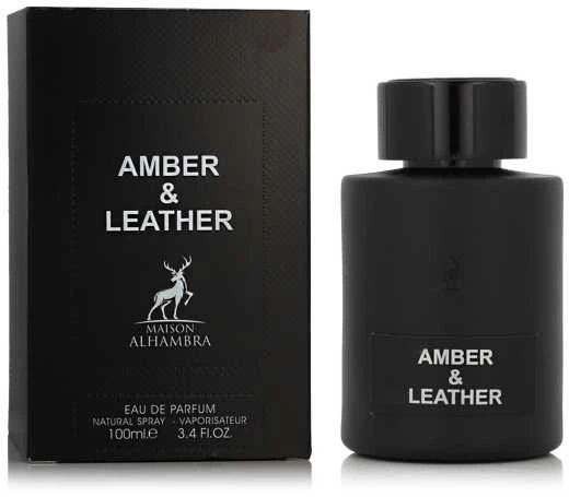 Unisex kvepalai Maison Alhambra Amber & Leather EDP, 100 ml