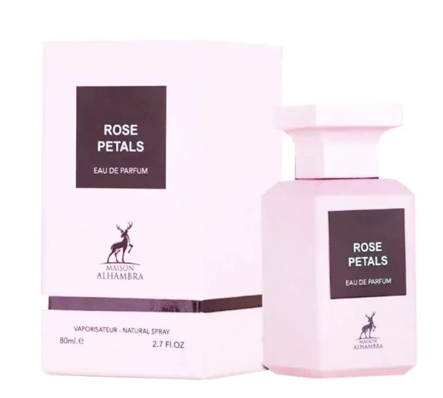 Maison Alhambra Rožinė Velvet (Rose Petals) EDP parfumuotas vanduo moterims, 80 ml