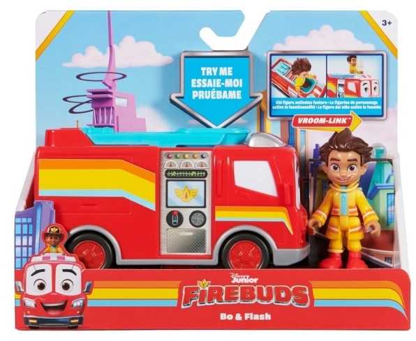 Maki „Firebuds“ pagrindinė transporto priemonė – Bo ir Flash