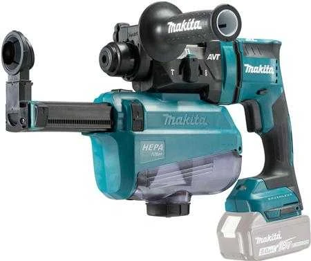 Makita DHR182ZWJ Akumuliatorinis perforatorius, 18 V, SDS-PLUS, 1,7J, LED, AWS, Be akumuliatorių ir kroviklio!, MAKPACK