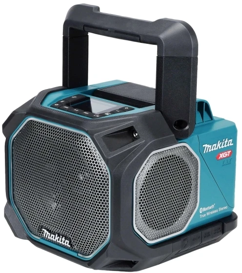 Makita MR014GZ Akumuliatorinis darbinis grotuvas Bluetooth 14.4V-40V/AC, LCD, Integruotas mikrofono stiprintuvas