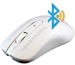 Man Machine Usa MAN&MACHINE pelė C, plaunama DE, balta, 1000 dpi, USB, 2 mygtukai, DE, belaidė