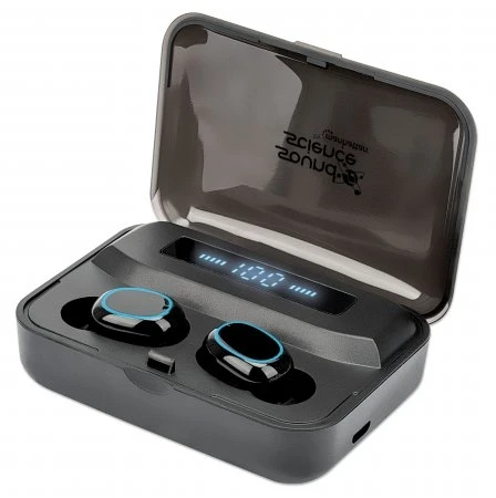 MANHATTAN Sound Science Bluetooth In-Ear-Ausinės juodas
