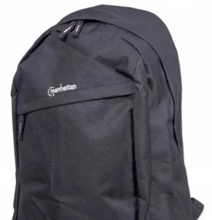 MANHATTAN Knappack Backpack, Lightweight, Top-Loading, For Nešiojamas kompiuteris Computers Up To 15.6″, Juodas, 439831
