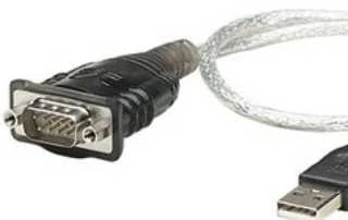 StarTech Manhattan 205153 kabelių sąsaja / invertavimo adapteris USB A Serial/COM/RS232/DB9 Juoda, Permatomas
