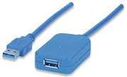 StarTech Manhattan 5m USB 3.0 USB kabelis 3.2 Gen 1 (3.1 Gen 1) USB A Juoda