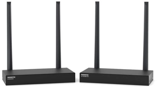 Marmitek TV Anywhere Wireless 4K – belaidis HDMI prailgintuvas 4K60, 3840 x 2160 pikselių, garso ir vaizdo siųstuvas bei imtuvas, belaidis, juodas, HDCP