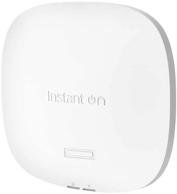 Maršrutizatorius Hewlett Packard (HP) HPE Networking Instant On AP25 (RW) be maitinimo šaltinio prieigos taškas 4x4 Wi-Fi 6 vidinis, palaikantis PoE (R9B28A)