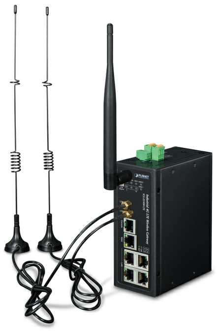 Maršrutizatorius Planet PLANET Industrial 4G LTE Cellular WL, MiniSIM, Ethernet (RJ-45), 133 mm, 115.7 mm, 45 mm, 564 g