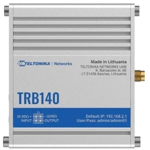 Maršrutizatorius Teltonika TRB140 WITH HOUSING UK PSU