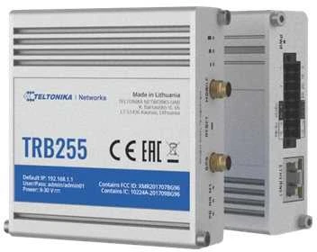 Šakotuvas „Teltonika TRB255 LTE Gateway“: nėra „WiFi“, 3G, Dvi SIM, „Enternet“ prievadas, RS232+RS485, „GPS Teltonika“