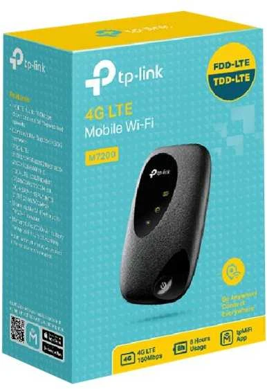 Modemas Maršrutizatorius TP-LINK TL-M7200 (juodos spalvos)