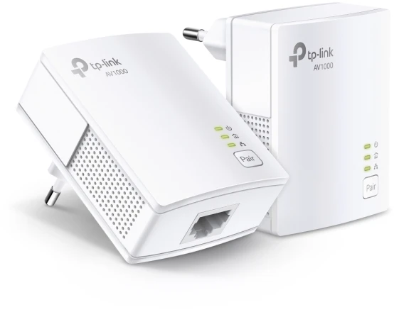 Maršrutizatorius TP-Link TL-PA717 KIT AV1000 powerline tinklo adapterių rinkinys, 1x Gigabit Ethernet