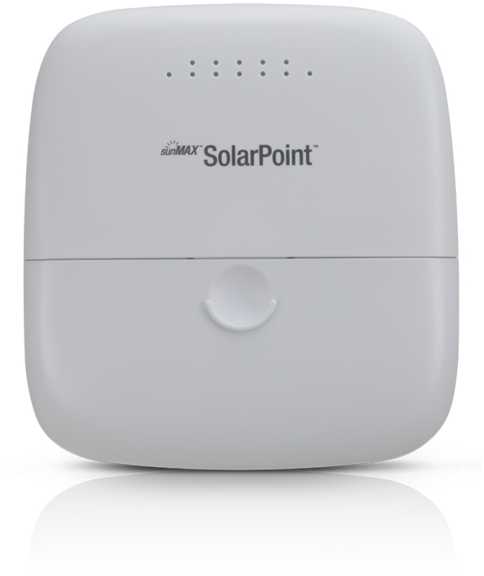 Maršrutizatorius Ubiquiti SM-SP-40 | Jungiklis | SUNMAX SolarPoint, 4x 24V PoE 100Mb/s, DC išvestis 40W