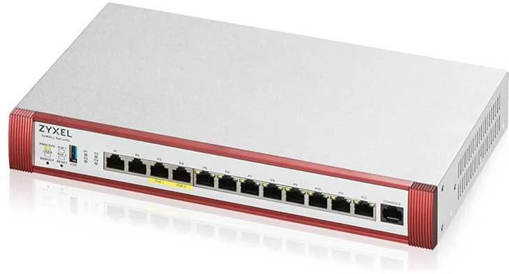 Maršrutizatorius ZYXEL USG FLEX 500 H, 2*2.5G, 2*2.5G( POE+) & 8 GIGABIT USER-DEFINABLE PORTS, 1*USB WITH 1 YR GOLD SECURITY PACK