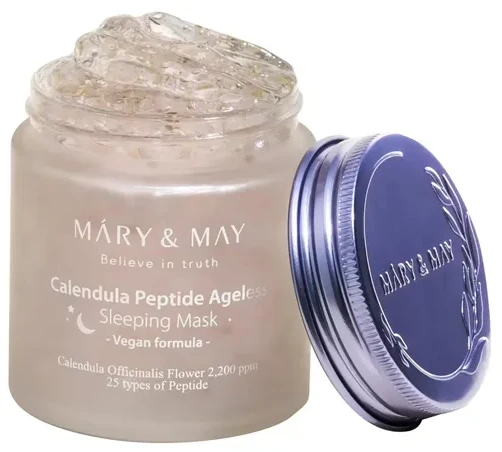 MaryMay – medetkų peptidų senėjimą stabdanti miego kaukė – 110 g