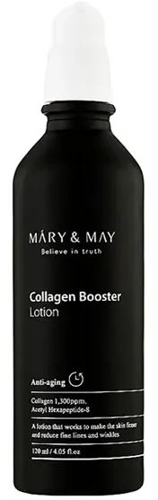 Mary & May Collagen Booster Lotion jauninantis ir spindesio suteikiantis veido losjonas, 120 ml