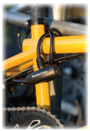 Master Lock „MasterLock“ dviračio užraktas QUANTUM 8126 juodas (MRL-8126EURDPRO)