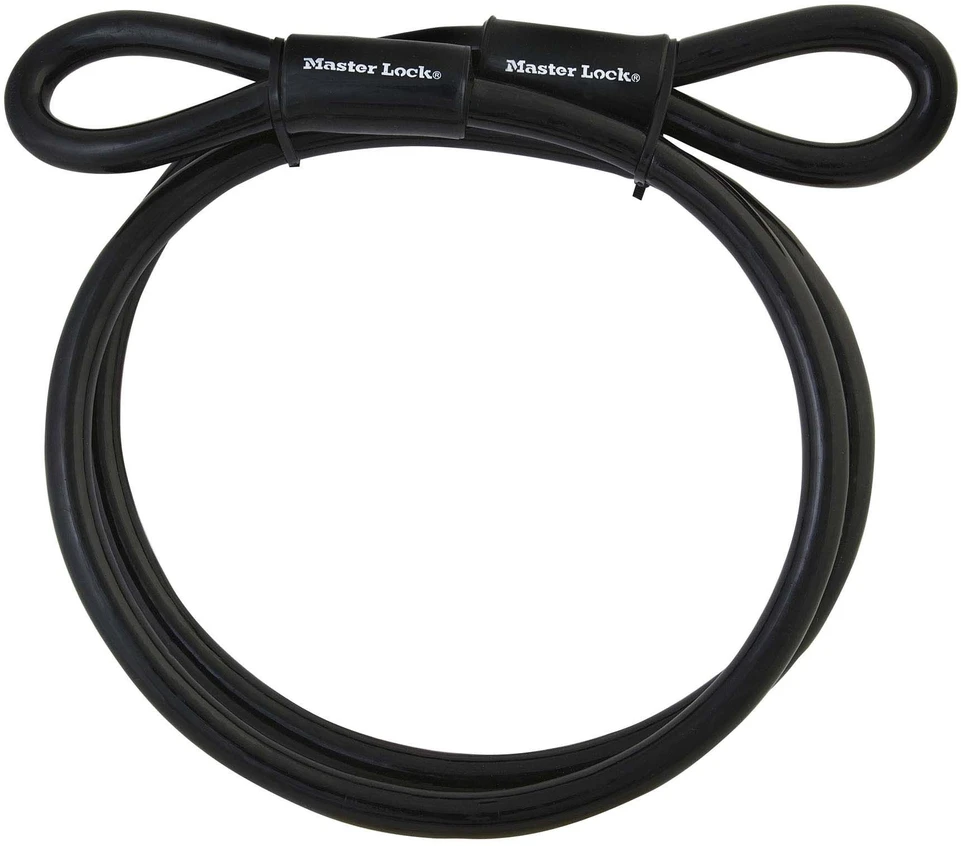 Master Lock MasterLock Spynos Lanksti plieninė virvė 450cm x 1cm 72EURD