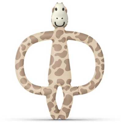 Matchstick Monkey Dantukų masažuoklis su šepetėliu Animals Giraffe 3m+ Matchstick Monkey