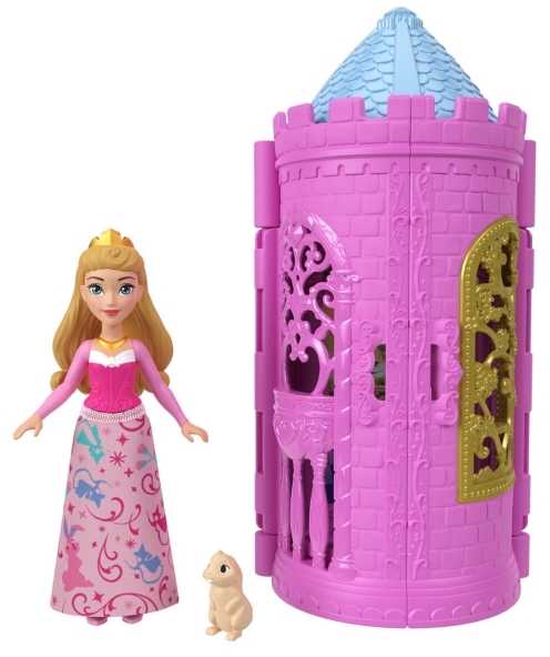 Mattel Lėlė Disney princesė su staigmenos bokštu įvairių modelių