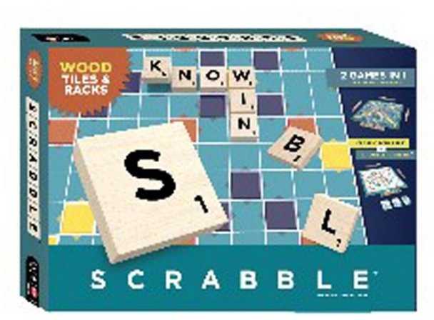 „Mattel Games“ – „Scrabble Wood Edition“ (DK) – 967-2606