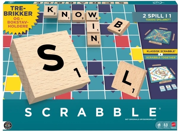 Mattel „Scrabble Wood Edition“ (NO)