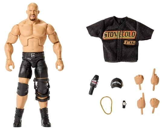 Figūrėlė Mattel WWE Elite Collection Stone Cold Steve Austin (JHT52)