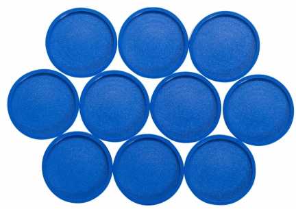 Maul Magnes pramoninis apvalus 29mm 10 vnt mėlyna