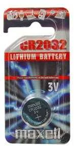 Maxell ličio elementas, 3V (CR2032), 1 pakuotė / CR2032