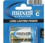 Buitinė Baterija - Maxell LR14 Šarminis 2 Vnt.