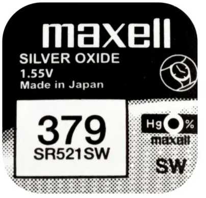 Maxell 379 (SR521SW) baterijos 1 vnt.