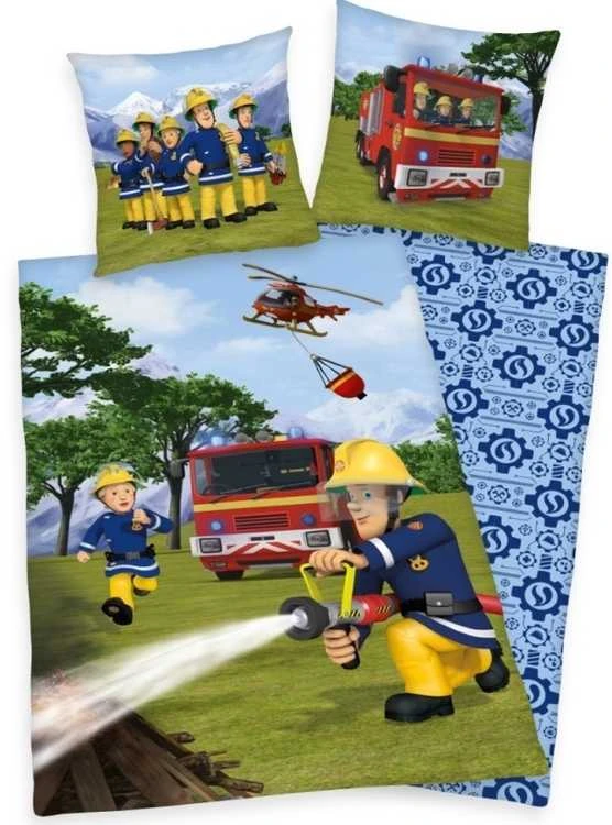 MCU Fireman Sam Fire Truck Patalynė – 100 procentų medvilnė